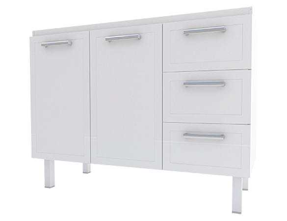 GABINETE COZIMAX APOLO FLAT BRANCO MON 2.00 3G