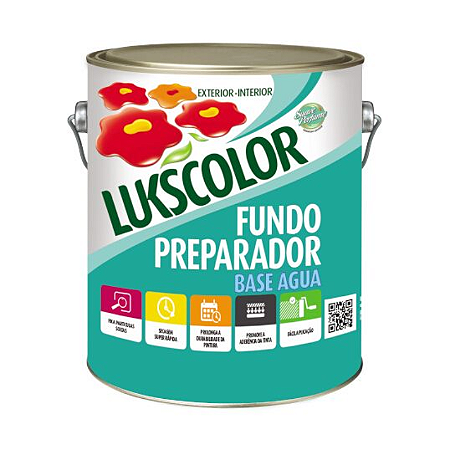 FUNDO PREPARADOR PAREDE LUCKSCOLOR 3,6 LITROS