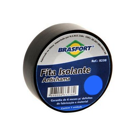 FITA ISOLANTE  BRASFORT PROFISSIONAL 10 METROS