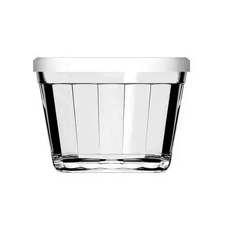 TIGELA AMERICANO BOWL COM TAMPA 350 ML BRANCO