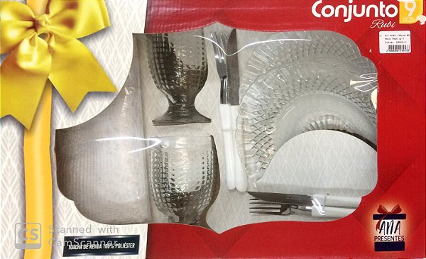 KIT RUBI TOALHA BR +2 PR+2 TAÇA +2 F