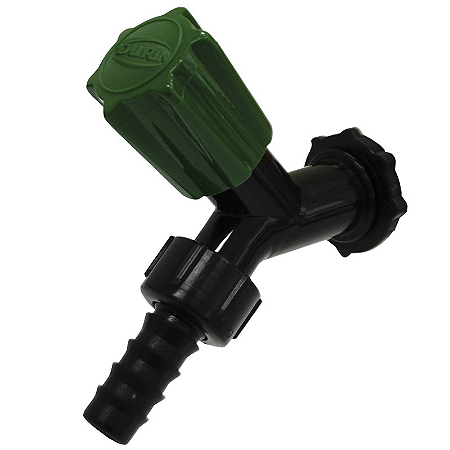 TORNEIRA JARDIM 1/2 PRETO/VERDE GRANEL DURIN
