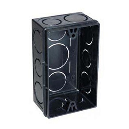 CAIXA PVC 4X2 MONDIALE PRETA