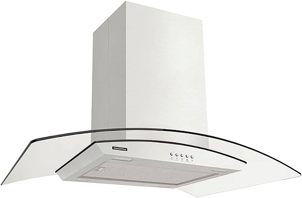 COIFA TRAMONTINA INOX NEW VETRO ISLA 90 220V