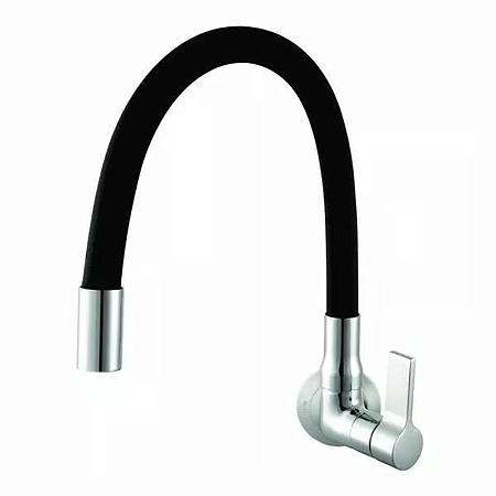 TORNEIRA MEBER COZINHA BICA MÓVEL 1187 C36 CROMADO/PRETO