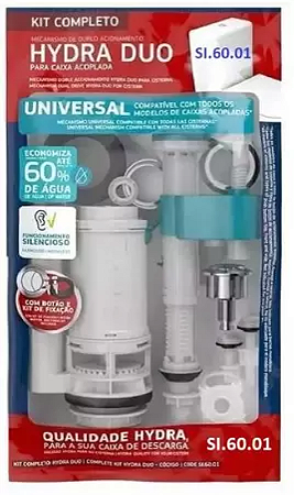 KIT REPARO DECA UNIVERSAL DUO CAIXA DESCARGA