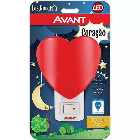 LUZ NOTURNA CORACAO AVANT