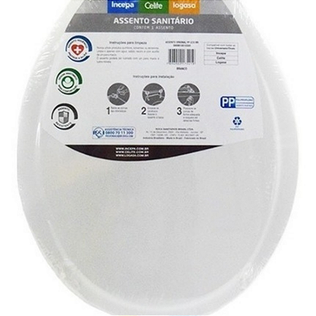 ASSENTO INCEPA PP ECO UNIVERSAL BRANCO
