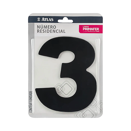 NUMERO ATLAS ACM PRETO N° 3