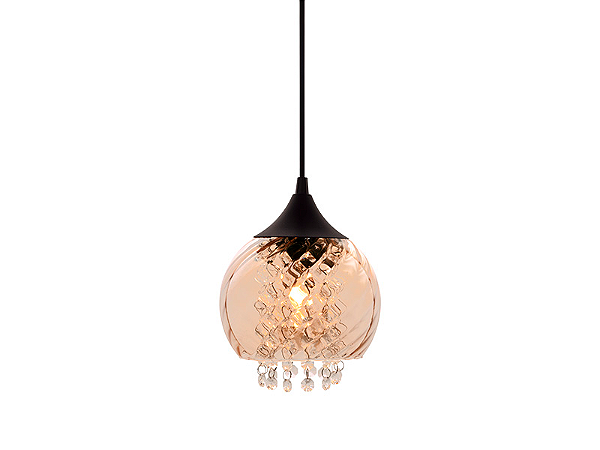 PENDENTE TASCHIBRA ELISABETH RIGATO 1XE27 PRETO