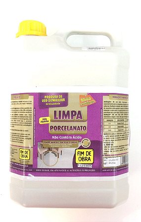 LIMPADOR FIM DE OBRA LIMPA PORCELANATO 5 LITROS