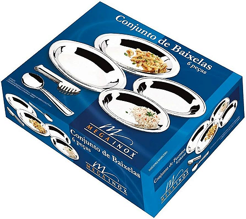 CONJUNTO DE BAIXELAS 6 PEÇAS