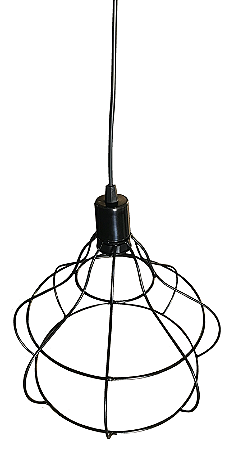 PENDENTE ARAMADO BOJO PEQUENO PRETO VL 33/16