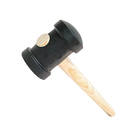 MARTELO BORRACHA 80MM PRETO THOMPSOM