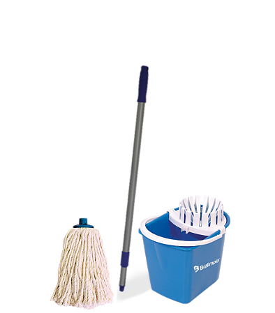 CONJUNTO DE LIMPEZA MOPINHO AZUL CJ50AZ