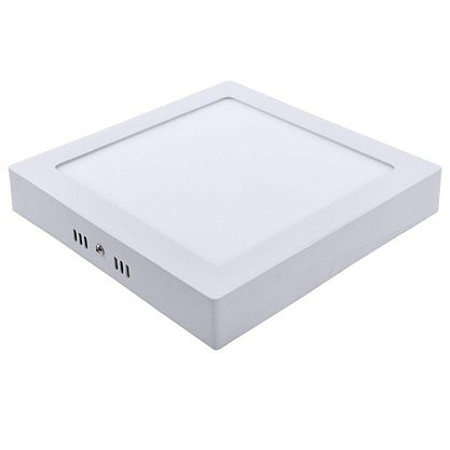 PLAFON LED SOBREPOR QUADRADO 12W BRANCO FRIO SPREAD