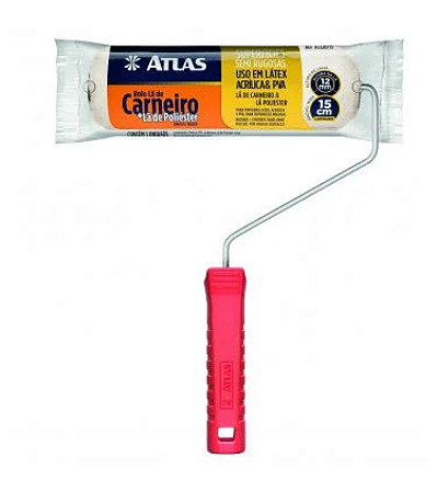 ROLO DE PINTURA DE LA MISTA 15CM ATLAS
