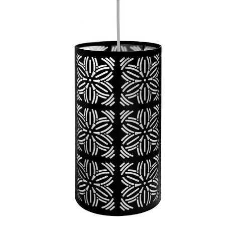 PENDENTE TASCHIBRA RENDA 103 1XE27 PRETO