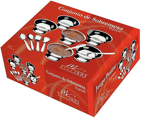CONJUNTO SOBREMESA COM PE COM 12 PEÇAS