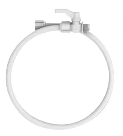 ENGATE FLEXÍVEL TRANÇADO 1/2X50CM COM REGISTRO DURIN