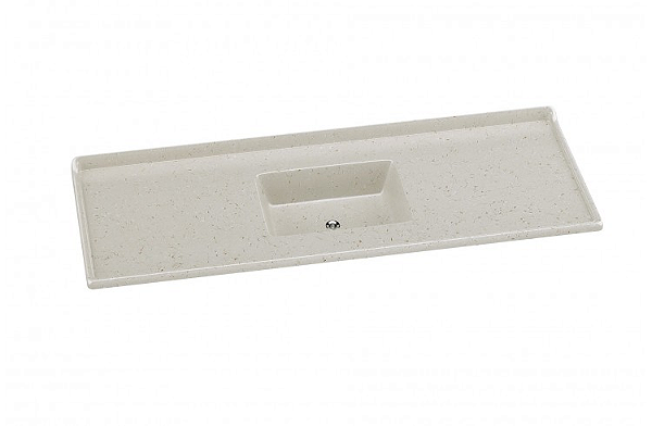 PIA SINTÉTICO STD 140X55CM TRAVERTINO RORATO