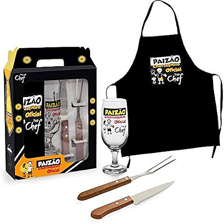 KIT PAIZAO CHURRASQUEIRO 4 PEÇAS