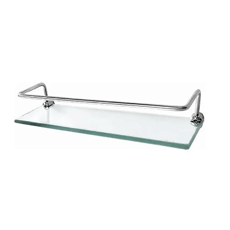 PORTA SHAMPOO COM VIDRO RETO LUXO