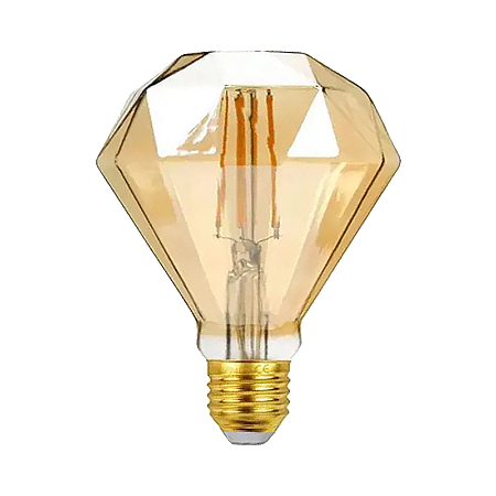 LÂMPADA LED DIAMANTE AMBAR