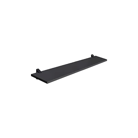 PRATELEIRA 1,5X20X60CM PRETA COM SUPORTE  PRATK
