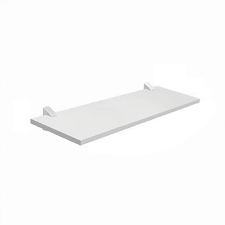 PRATELEIRA  1,5X25X80CM BRANCA COM SUPORTE PRATK