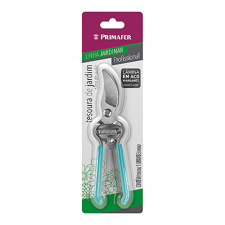 TESOURA JARDIM PODA PROFISSAL METAL/PLASTICO AZUL