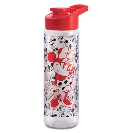 GARRAFA MINNIE MOUSE PET 700ML VERMELHO
