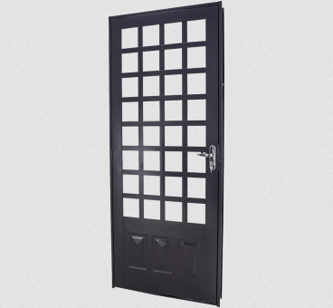 PORTA CRV ACIAÇO QUADRADO 160X215X12CM DIREITA