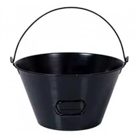 BALDE PRETO CONCRETO CHAPA REF 10 LITROS