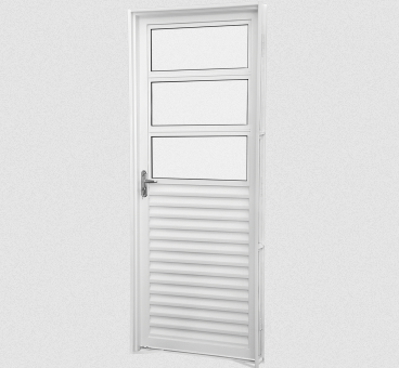PORTA CRV IDEAL MIS 3VD 84X215 BRANCA ESQUERDA