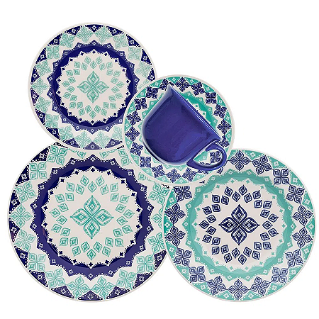 APARELHO JANTAR/CHÁ DONNA LOLA 20 PEÇAS