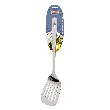 ESPÁTULA VAZADA INOX 33 CM CATUAI