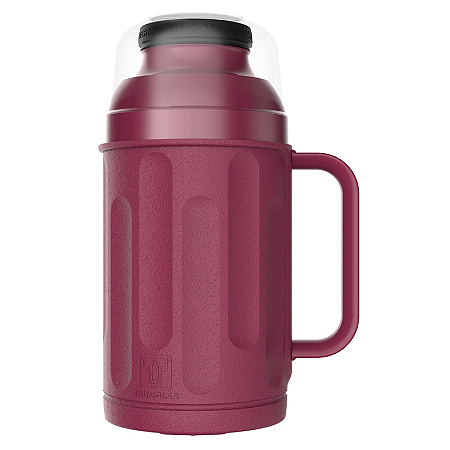 GARRAFA TÉRMICA ACTIVE TERMO 500ML PRETO/PINK
