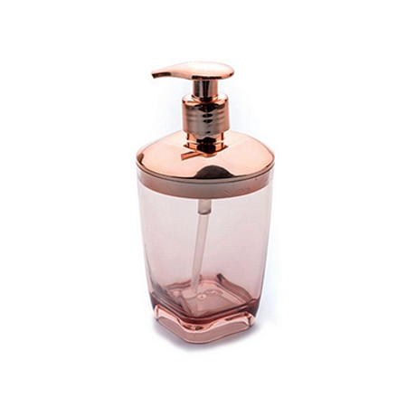 PORTA SABONETE LIQUIDO PREMIUM ROSA 15,8 CM