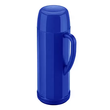 GARRAFA TÉRMICA ROLHA EUREKA 1 LITRO AZUL