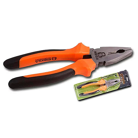 ALICATE UNIVERSAL MEGA BICOLOR POLIDO 8"
