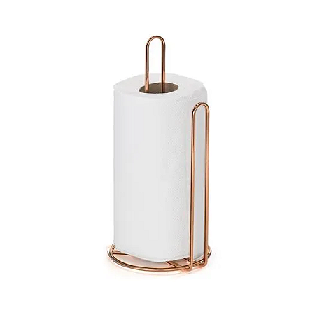 PORTA ROLO DE PAPEL ROSE GOLD
