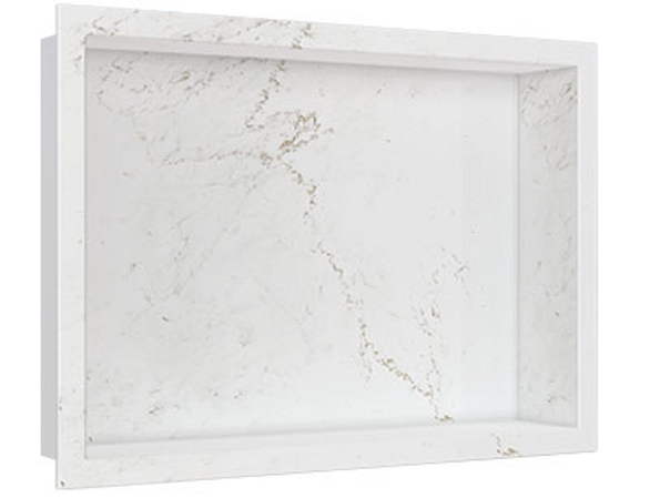 NICHO COZIMAX PORCELANATO 60X30 BRANCO POLIDO
