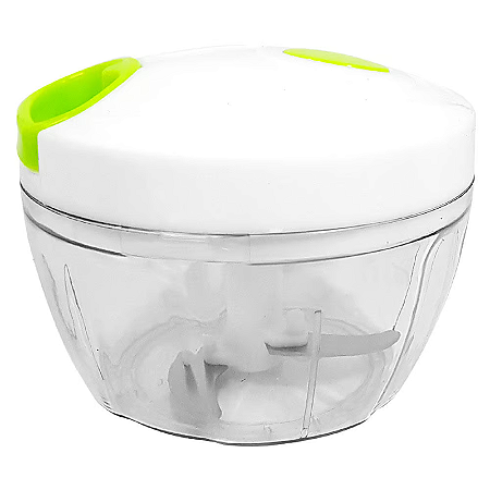 PROCESSADOR ALIMENTOS MANUAL 400ML BRANCO/VERDE