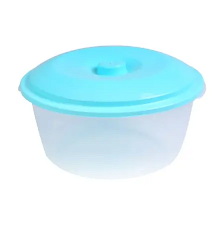 POTE PLÁSTICO REDONDO 1 LITRO TAMPA TUDO AZUL CL