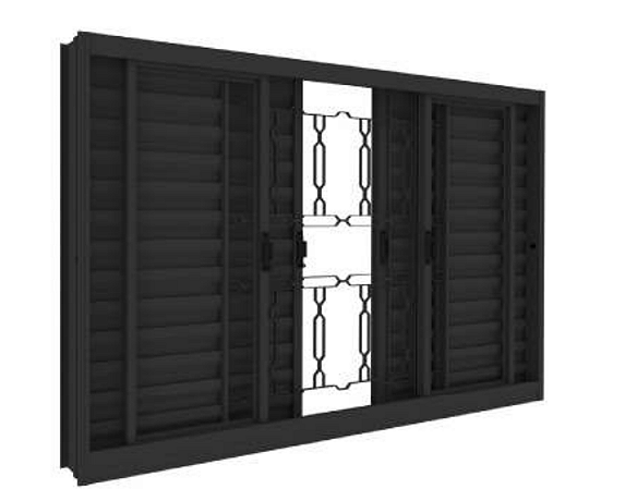 VENEZIANA VITROLAR 6 F COM GRADE 120X100X12 PREMI