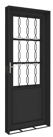 PORTA GR POST VITROLAR ELO ESQUERDA 850X2150X120