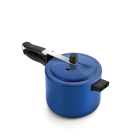 PANELA PRESSÃO ANTIADERENTE AZUL 4,5 LITROS LUZ NOBRE