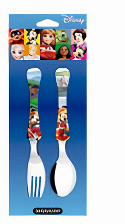 CONJUNTO COM 2 TALHERES INFANTIL DISNEY KIDS MIC