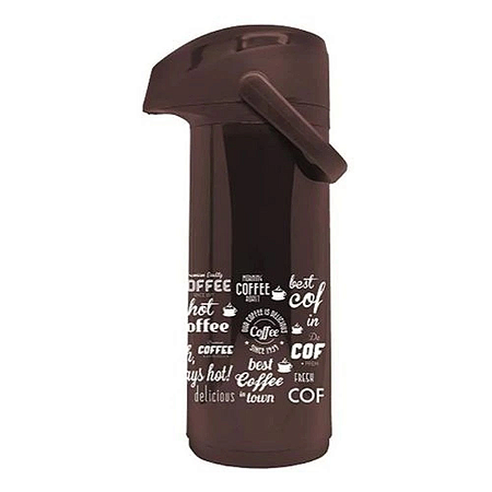 GARRAFA TÉRMICA PRESSÃO MASSIM BEST COFFE 1 LITRO